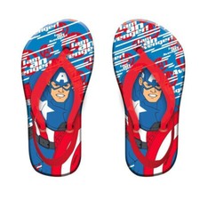 CAPITAN AMERICA ciabattine infradito BIMBO con elastico mare piscina morbide