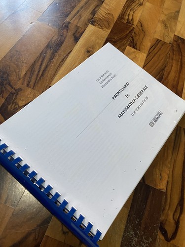 Prontuario matematica - prontuario, di