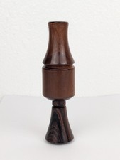 Vintage Brian Watkins firmato Duck Call USA fatto a mano legno tornito