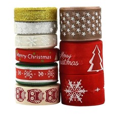 9 pezzi di nastri grosgrain
