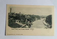 Trezzo  il fiume Adda  col paese Capriate