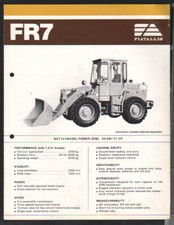 Fiatallis fr7 foglietto - fiatallis,