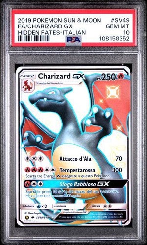 Pokemon charizard psa - charizard, 10