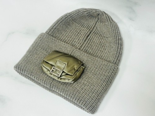 Fendi wool knit cap hat - fendi,