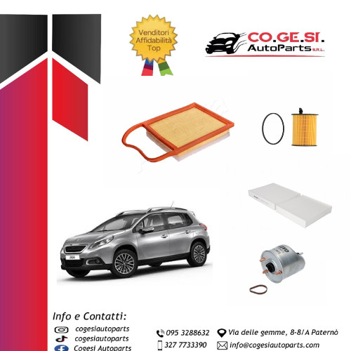 Kit tagliando filtri peugeot - tagliando, 4