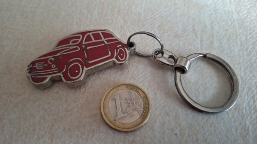 Portachiavi vintage fiat 500 - portachiavi,
