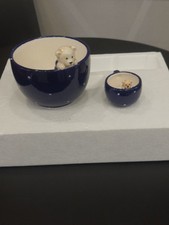 Coppia Tazzone +tazzina Baci Perugina in ceramica Con Orsetto 