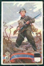 Militari Reggimentali 47º Reggimento Fanteria Ferrara PIEGATA cartolina XF4956