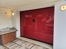 Basculante motorizzato alta qualità Silvelox 275cm x 208cm rosso in ottimo stato