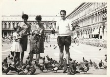 B4 - Foto Photo Fotografia 1967 - Piazza San Marco Venezia Quartetto Piccioni