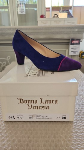 Scarpe pelle colore blu - scarpe,