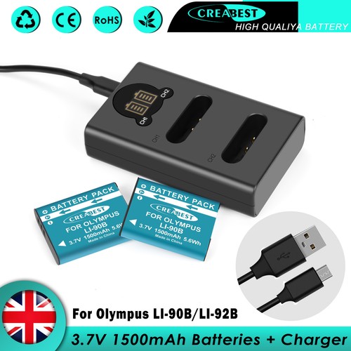 90b 92b batteria e - 2x, li-90b