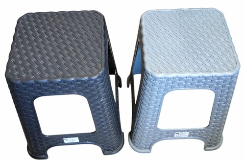 Sgabello alto effetto rattan - alto,