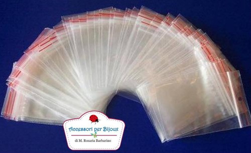 100 bustine con zip - , in