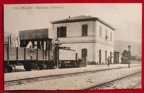 Cartolina dicomano stazione - cartolina,