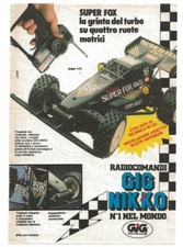 Pubblicità 1989 auto GIG
