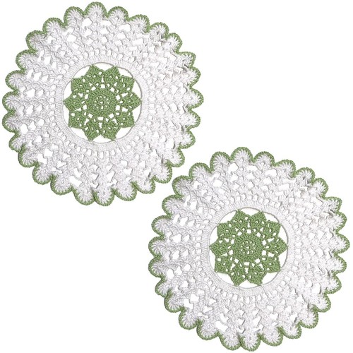 Pezzi lotto fiori uncinetto - 2,