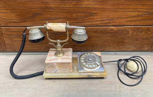Telefono antico onice a - antico,