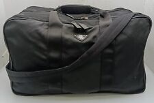 PRADA BORSONE DA VIAGGIO VALIGIA a Tracolla Grande 3 Scomparti Nylon Nero