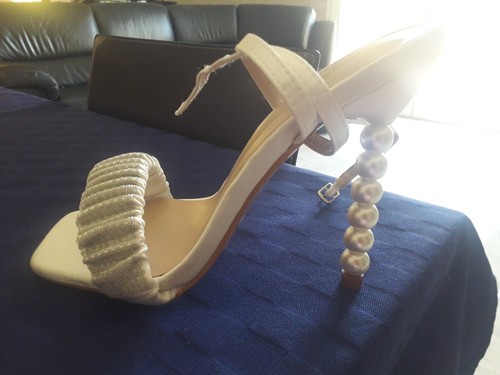 Sandali donna tacco - di, perle