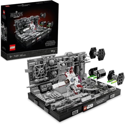 Lego star wars 75329 diorama - lego,
