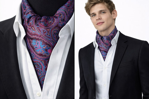 Cravatta uomo ascot - uomo,