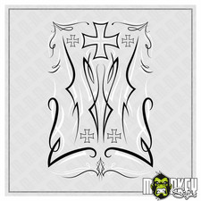 Set adesivi gessato Tamiya camion 1:14 RC US camion modellismo sticker