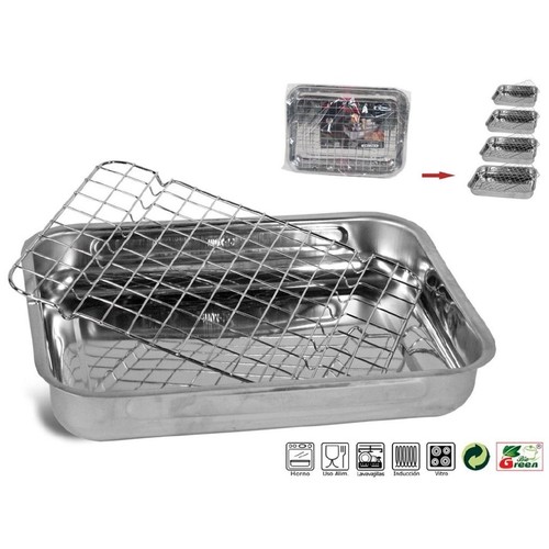 Teglia acciaio 40cm da - teglia,
