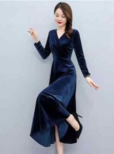 Vestito Abito Elegante Lungo