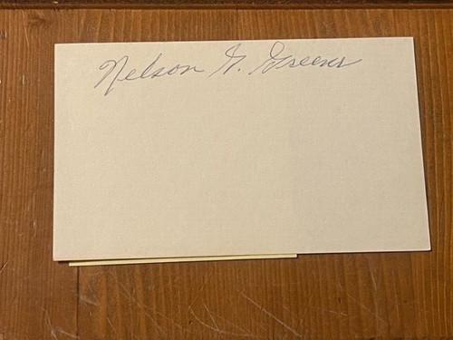 Scheda indice nelson greene - scheda,