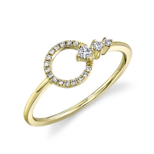 14k oro giallo diamante - oro,