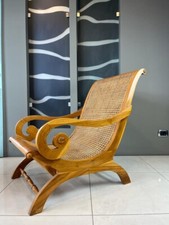 sedia sdraio in legno