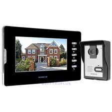 Homsecur 7"" citofono di sicurezza ingresso video porta con HD IR NightVision & modalità muta