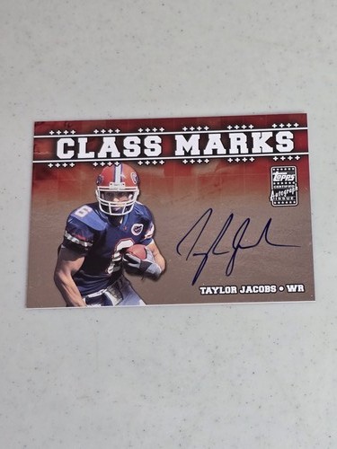 Taylor jacobs auto 2003 topps - jacobs,