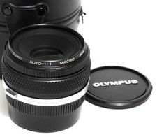 Olympus OM System Zuiko Auto 1:1 Macro 80mm obiettivo 1:4 imballato