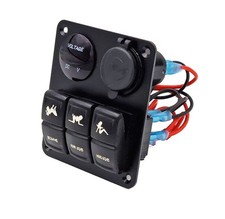 Pannello Switch 3x con USB e
