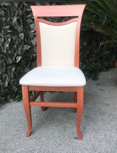 Sedia legno tinta ciliegio - in,