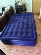 TESCO Materasso Gonfiabile DOPPIO con Pompa Elettrica Integrata (190x135)