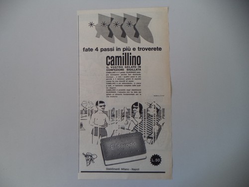 Advertising pubblicità 1962 - pubblicità,