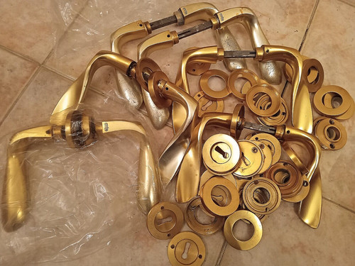 Lotto maniglie oro per - 6,