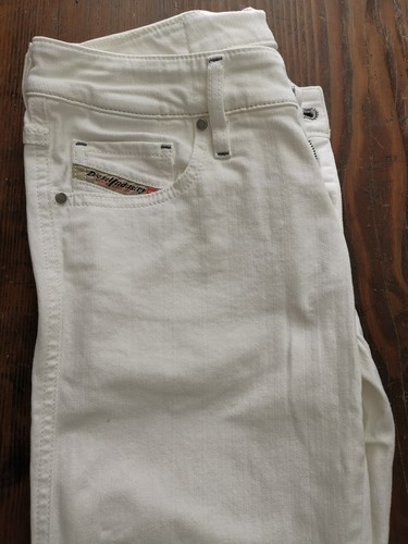 Jeans bambina bianco nuovo - bianco,