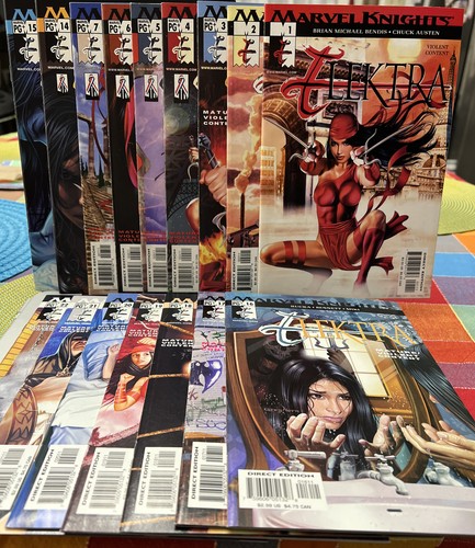 Marvel knights elektra - knights, numeri