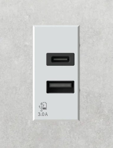 Box modulo presa - presa, usb