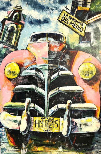 Dipinto cubano 117x78 - , auto