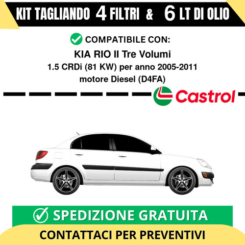 Tagliando per kia rio tre - tagliando,