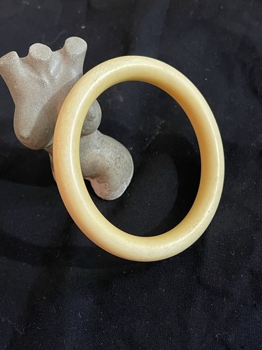 Bracciale rigido avorio fine - rigido,