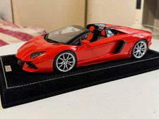 MR MODELS LAMBO010D LAMBORGHINI AVENTADOR LP700-4 ROADSTER ARANCIO ARGOS 1/18