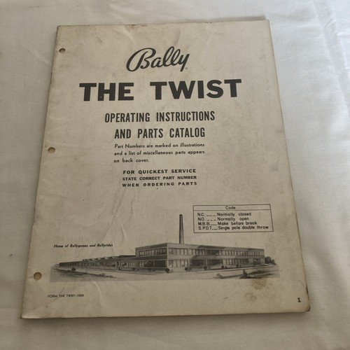 Bally the twist pin ball - twist,