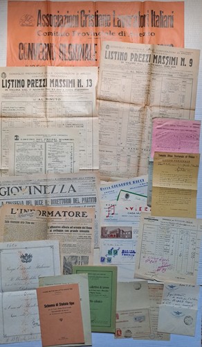 Arezzo lotto manifesti olio - lotto,