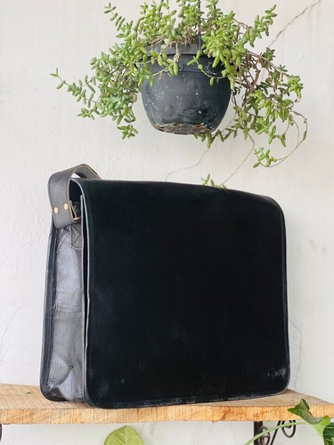 Borsa messenger nera pelle - nera,